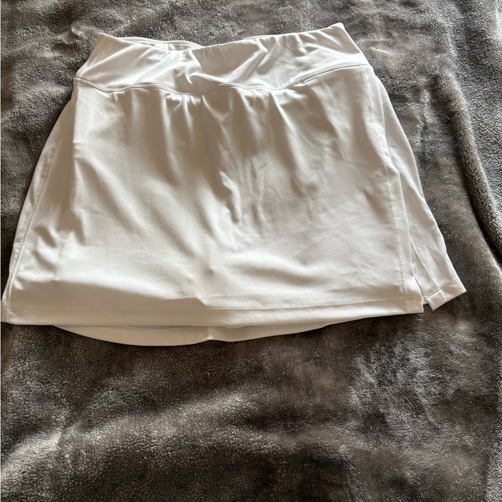 White Athletic Skort